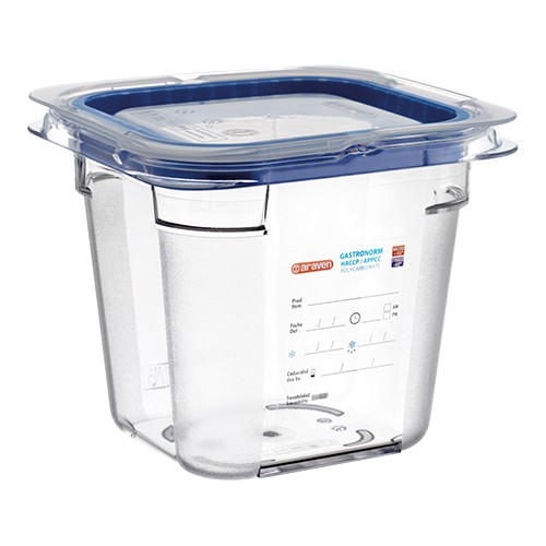 Araven Lebensmittelbehälter GN 1/6 150mmh - 2.15L + Silikondichtung